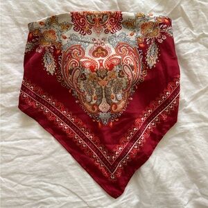 Red Scarf Top small